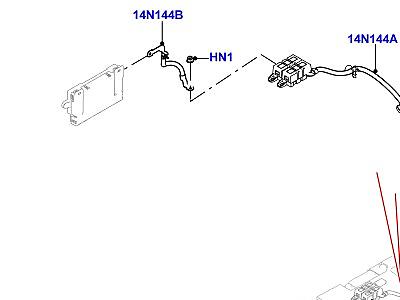 406ACV ПРОВОДА И ЗВУКОВ.СИГН. АККУМУЛЯТ. ПРОВОДА АККУМУЛЯТОРА  Range Rover (L405)