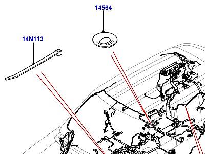 418AFO ЭЛЕКТРОПР.НА ДВИГАТ.И ПЕРЕГОРОДКЕ ОСНОВНОЙ ЖГУТ ЭЛЕКТРОПРОВОДКИ  Range Rover (L405)