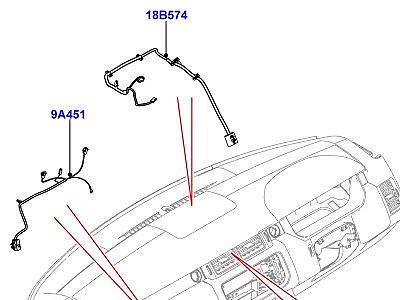 418AFS ЭЛЕКТРОПР.НА ДВИГАТ.И ПЕРЕГОРОДКЕ ПАНЕЛЬ ПРИБОРОВ  Range Rover (L405)
