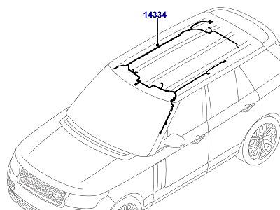 418AGM ЭЛЕКТРОПРОВОДКА КУЗОВА И ЗАДКА КРЫШКА  Range Rover (L405)