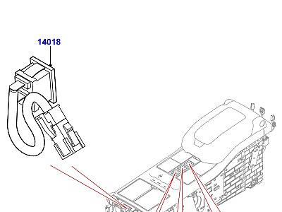 420AHT ПЕРЕКЛЮЧАТЕЛИ КОНСОЛЬ  Range Rover (L405)