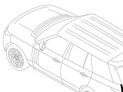 502ABW ДВЕРЬ БАГАЖНОГО ОТДЕЛЕНИЯ ОТДЕЛКА И УПЛОТНЕНИЯ  Range Rover (L405)