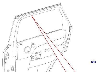 503ACY УСТАНОВКА ОТДЕЛКИ ЗАДНЕЙ ДВЕРИ  Range Rover (L405)