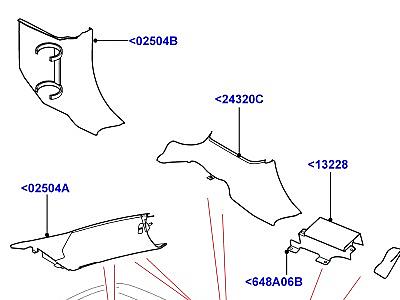 503ADI БОКОВАЯ ОТДЕЛКА  Range Rover (L405)