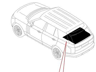 503ADP ОТДЕЛКА БАГАЖНОГО ОТДЕЛЕНИЯ ВЕРХНИЙ БАГАЖНЫЙ ЛОТОК  Range Rover (L405)
