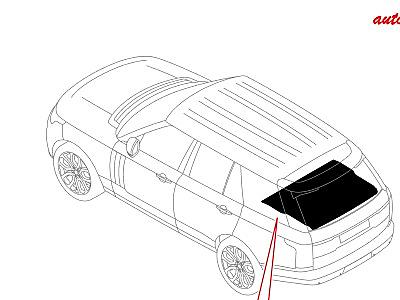 503ADQ ОТДЕЛКА БАГАЖНОГО ОТДЕЛЕНИЯ ВЕРХНИЙ БАГАЖНЫЙ ЛОТОК  Range Rover (L405)