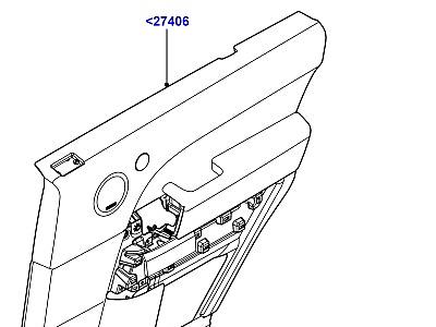 503ADZ ПАНЕЛИ ОТДЕЛКИ ЗАДНИХ ДВЕРЕЙ  Range Rover (L405)