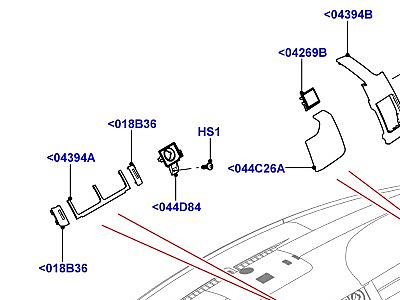 509AIM ПАНЕЛЬ ПРИБОРОВ ЦЕНТРАЛЬНЫЙ ВНЕШНИЙ(ЕЕ)  Range Rover (L405)