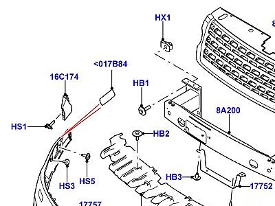 514AKM РЕШЕТКА РАДИАТОРА И ПЕРЕДНИЙ БАМПЕР  Range Rover (L405)