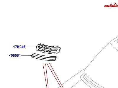 514AKO РЕШЕТКА РАДИАТОРА И ПЕРЕДНИЙ БАМПЕР  Range Rover (L405)