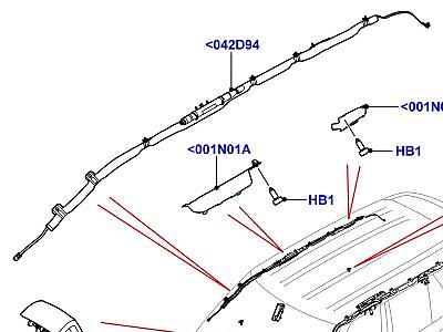 515ALF СИСТЕМА ПОДУШЕК БЕЗОПАСНОСТИ ПОДУЛИ ПОДУШЕК БЕЗОПАСНОСТИ  Range Rover (L405)
