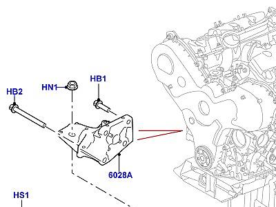 517ALO ОПОРА ДВИГАТЕЛЯ  Range Rover (L405)