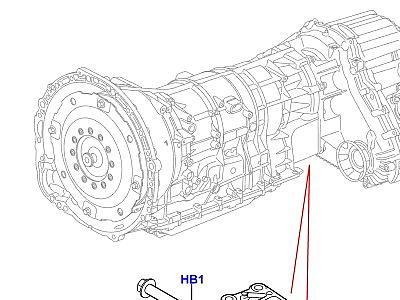 517ALS ОПОРА КОРОБКИ ПЕРЕДАЧ  Range Rover (L405)