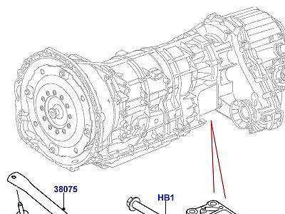 517ALV ОПОРА КОРОБКИ ПЕРЕДАЧ  Range Rover (L405)