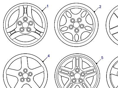 B01010 КОЛЕСА  Range Rover (P38)
