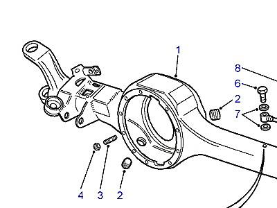 B03005 CASE В СБОРЕ FRONT  Range Rover (P38)