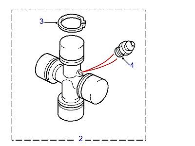 B05005 КАРДАННЫЙ ВАЛ ПЕРЕДНИЙ  Range Rover (P38)