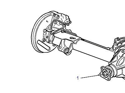 B06005 AXLE В СБОРЕ REAR  Range Rover (P38)