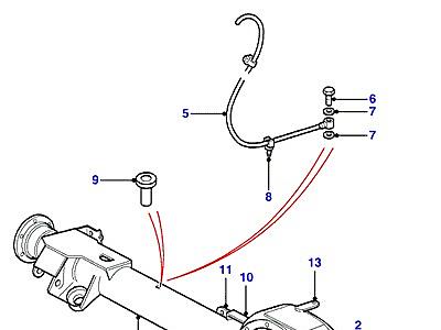 B06010 CASE В СБОРЕ REAR  Range Rover (P38)