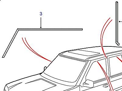 C01055 DOOR SEALS  Range Rover (P38)