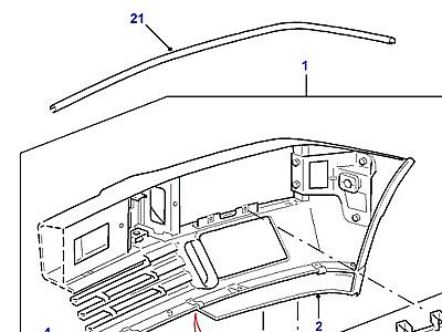 C01060 FRONT BUMPER В СБОРЕ  Range Rover (P38)