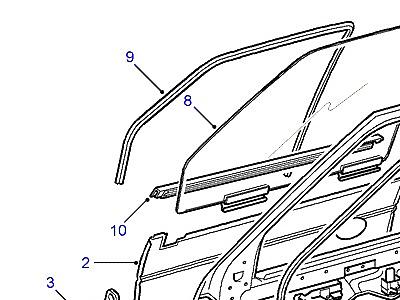 C01065 FRONT DOOR В СБОРЕ  Range Rover (P38)