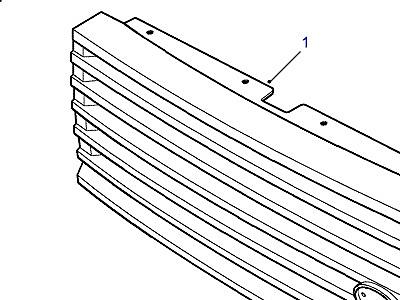 C01095 GRILLE PANEL & HEADLAMP FINISHERS  Range Rover (P38)