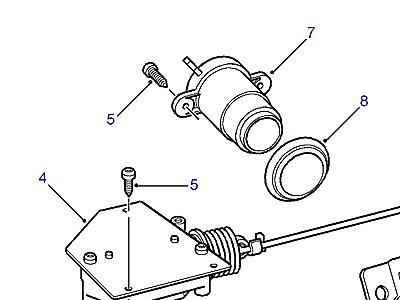 C01120 LOWER TAILGATE LATCH MECHANISM  Range Rover (P38)