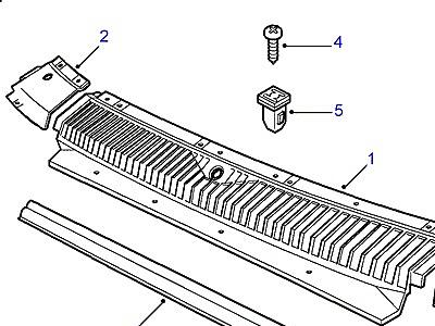 C01160 PLENUM FINISHERS  Range Rover (P38)