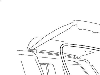 C01175 REAR END DOOR SEALS  Range Rover (P38)