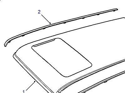C01200 ROOF В СБОРЕ -SUNROOF  Range Rover (P38)