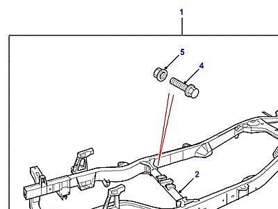 C02025 РАМА В СБОРЕ  Range Rover (P38)
