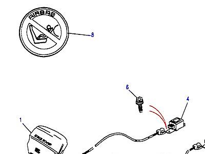 D01005 AIR BAG-NON SINGLE POINT SENSING  Range Rover (P38)