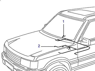 D03040 HARNESS-CENTRE CONSOLE  Range Rover (P38)