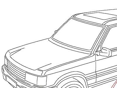 D03055 HARNESS-DOOR REAR  Range Rover (P38)