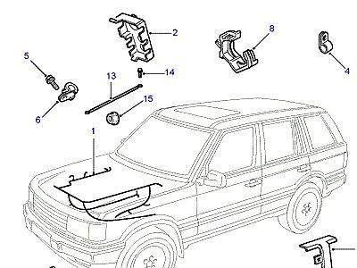 D03070 HARNESS-ENGINE  Range Rover (P38)