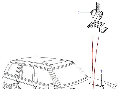 D03125 HARNESS - UNDER BONNET  Range Rover (P38)