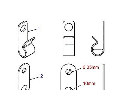D04010 CLIPS (CONT')  Range Rover (P38)