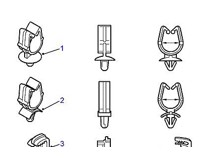 D04025 CLIPS-PANEL & EDGE (CONT')  Range Rover (P38)