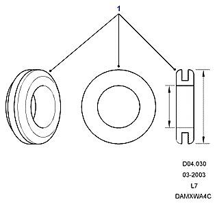 D04030 GROMMETS  Range Rover (P38)