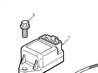 D05025 ECU-CATALYST OVERHEAT WARNING SYSTEM  Range Rover (P38)