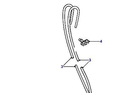 D09010 FOG LAMPS-FRONT  Range Rover (P38)