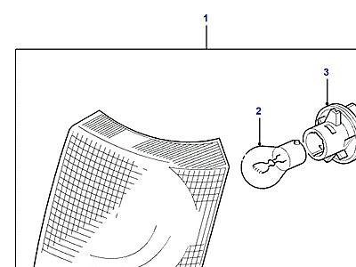 D09015 FRONT INDICATOR  Range Rover (P38)