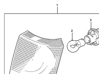 D09020 FRONT INDICATOR  Range Rover (P38)