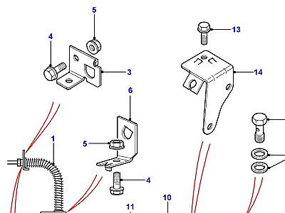 E04020 REAR BRAKE PIPES-FROM (V) VA346794  Range Rover (P38)