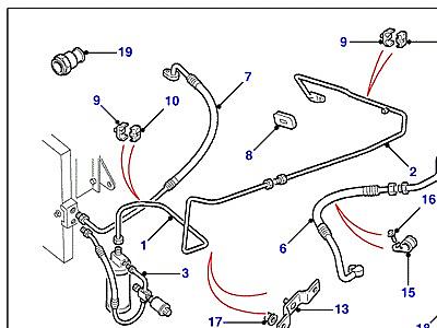 F01010 HOSES  Range Rover (P38)