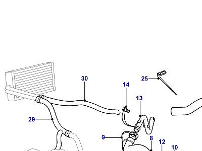 F02010 РАДИАТОР И СИСТЕМА ОХЛАЖДЕНИЯ  Range Rover (P38)