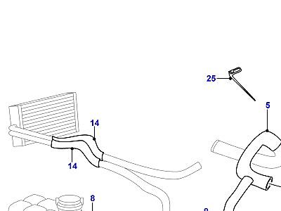 F02011 РАДИАТОР И СИСТЕМА ОХЛАЖДЕНИЯ  Range Rover (P38)