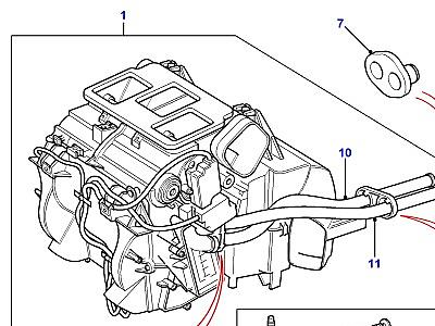 F03025 HEATER В СБОРЕ  Range Rover (P38)