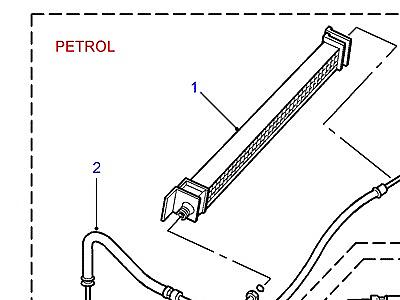 F04005 МАСЛЯНЫЙ РАДИАТОР  Range Rover (P38)